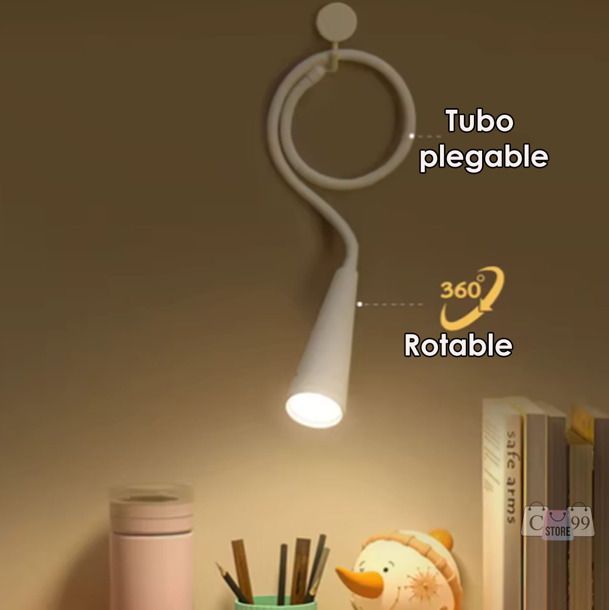 Miniatura 4 de Lampara De Lectura y Mesa Plegable